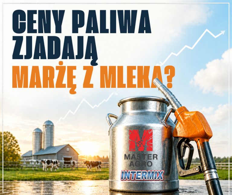 ceny paliwa a koszty TMR / zużycie paliwa w&oacute;z paszowy